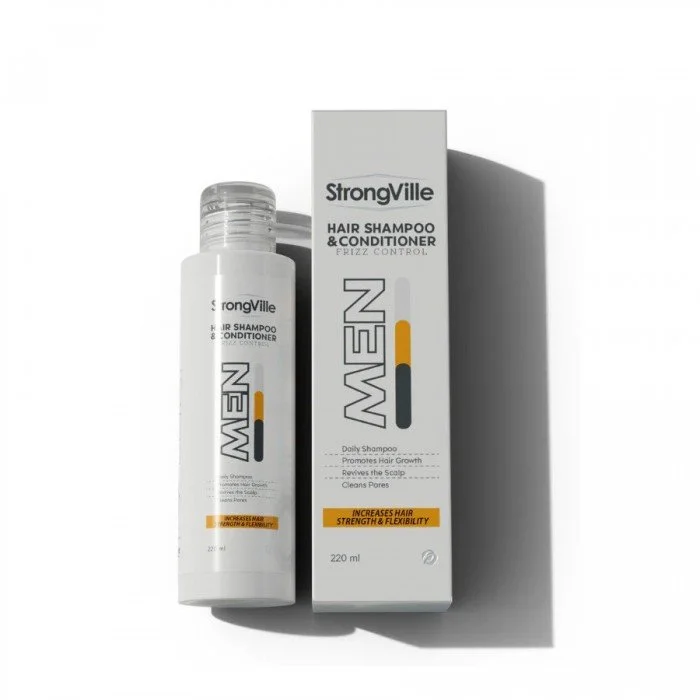 Strongville Men Shampoo & Conditioner 220 ml
descriptionStrongville Men Shampoo & Conditioner is enriched with essential oils