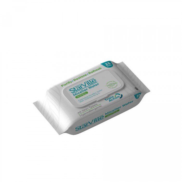 StarVille Micellar Water Wipes 25